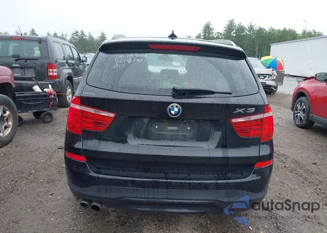 2017 BMW X3 xDrive28I из США, поврежденный, VIN 5UXWX9C35H0W77944